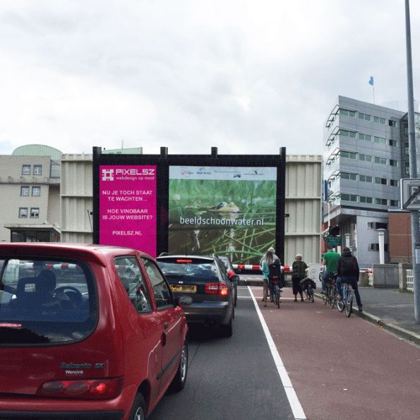Reclame onder de brug | Pixelsz webdesign